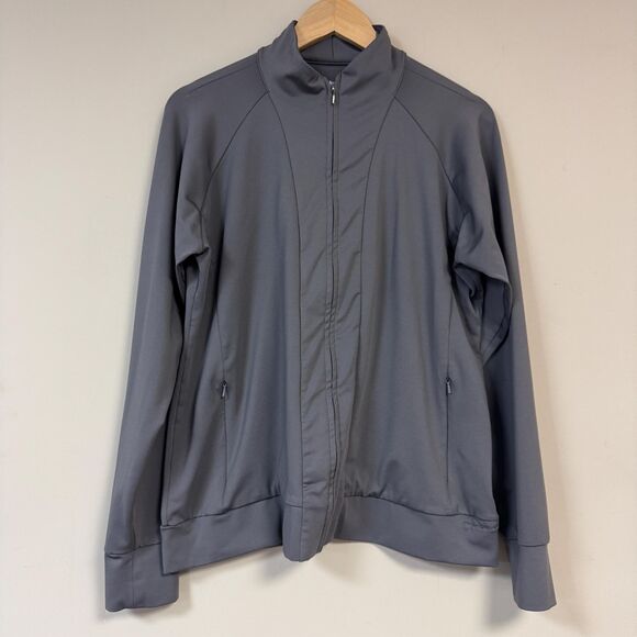 Columbia Jacket Women's XL Grey Full Zip Lightweight Casual Athletic Outdoor - Picture 1 of 6